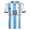 Original Fußballtrikot Argentinien Messi 10 Heimtrikot WM 2022 Für Herren